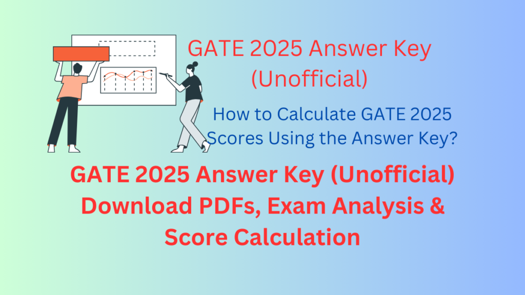 GATE 2025 Answer Key (Unofficial) Download PDFs, Exam Analysis & Score Calculation