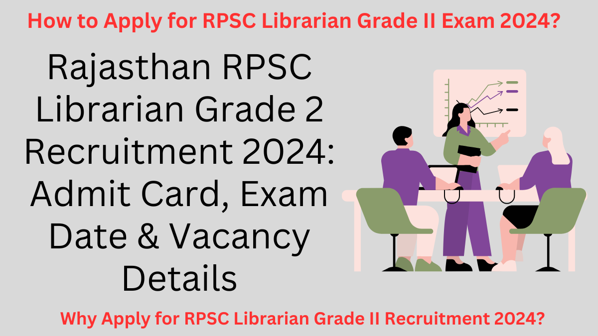 Rajasthan RPSC Librarian Grade 2 Recruitment 2024: Admit Card, Exam Date & Vacancy Details