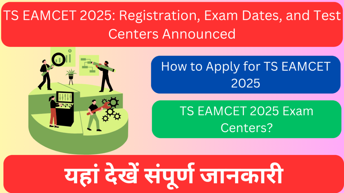 TS EAMCET 2025: Registration, Exam Dates, Test Centers & Application Process