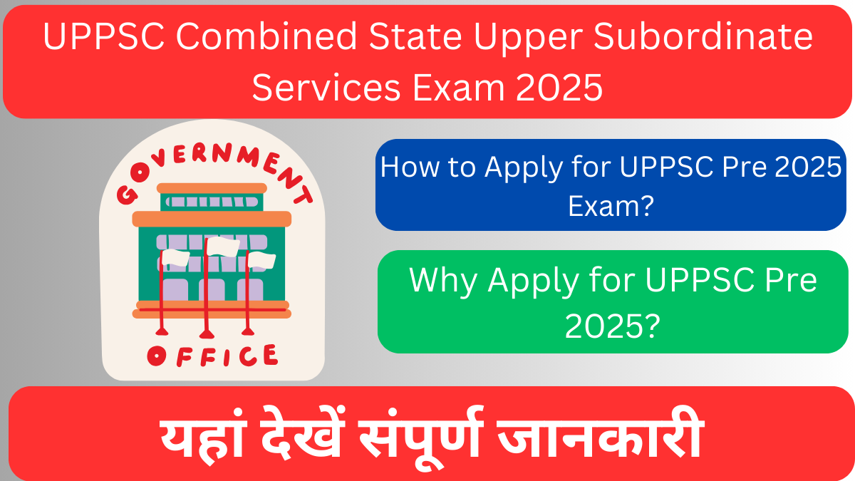 UPPSC Combined State Upper Subordinate Services Exam 2025: Apply Online for 200 Posts