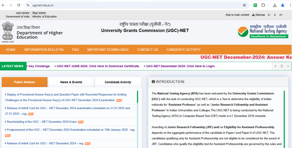 UGC NET Result 2024 LIVE: NTA NET December Final Answer Key & Cutoff Download Link @ugcnet.nta.ac.in